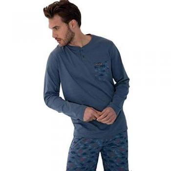 ADMAS - Pijama 54057 M, AZUL