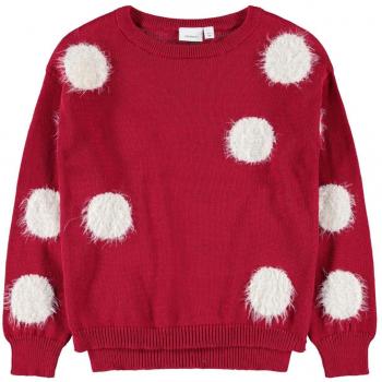 NAME IT Jersey DE Punto NIÑA OLATTI - 122-128, Jester Red