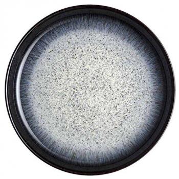 Denby Halo Coupe Dinner Plate, Ceramic, Black, 26 x 26 x 3 cm