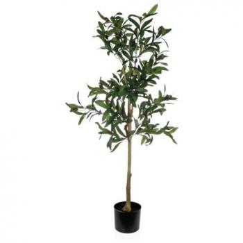 Planta Decorativa Versa de Metal, Plástico y Cemento - 41 x 122 x 43 cm