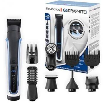 Kit Multifunción Remington Graphite Series G6 con revestimiento de grafito y 10 cabezales