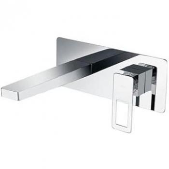 Grifo monomando de lavabo con caño alto MICE COLLECTION - Grifos altos para lavamanos - Grifería de baño Color Cromado/Plateado IMEX
