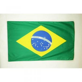 AZ FLAG Bandera de Brasil 150x90cm - Bandera BRASILEÑA 90 x 150 cm poliéster Ligero