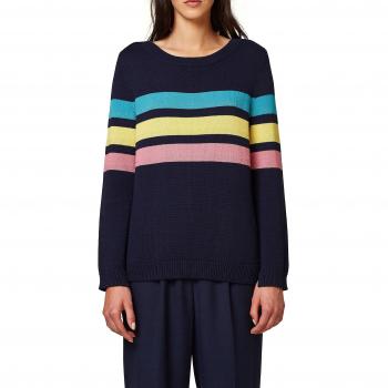 edc by Esprit 088cc1i009, Suéter para Mujer, Azul