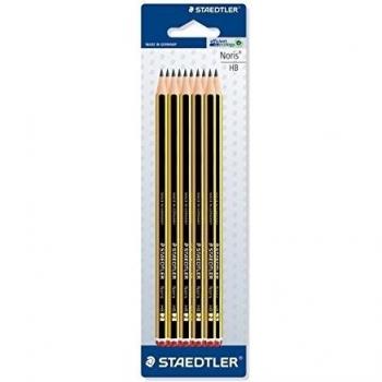 Staedtler Noris 120-2 BK10. Lápices de madera certificada. Blíster con 10 lápices HB en apilado doble.