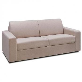 Sofá cama de 3 plazas de tela tipo italiano beige COGLIO