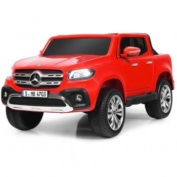 Licensed Mercedes Benz x Class 12V 2-Seater Kids Ride On Car - Red