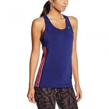 adidas Clima 3SESS TAN - Camiseta para mujer, color azul / rosa, talla XS