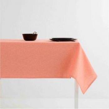 Mantel Antimanchas Basic Coral 100% Algodón 140X240 Cm
