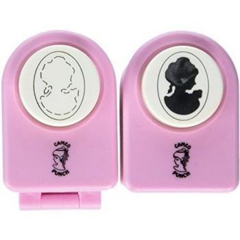 Nellie 's Choice Cameo Punch, tamaño Mediano, Vintage Lady