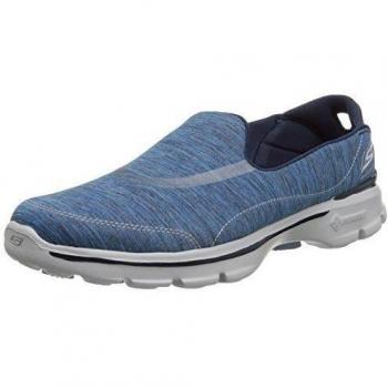 Skechers Go Walk 3 Force - Zapatillas De Deporte Mujer, Azul