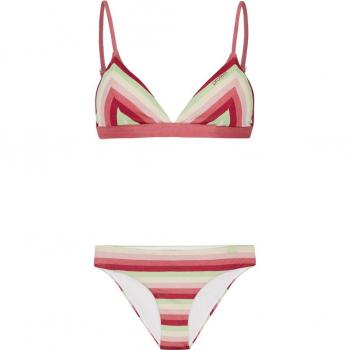 Bikini de mujer Protest Prtraya con diseño de triángulo, estampado a rayas, tejido elástico, ajuste cómodo y soporte adecuado