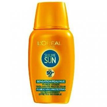 L'Oréal Paris Sublime Sun Fluido cara muy alta protección solar FPS 50+