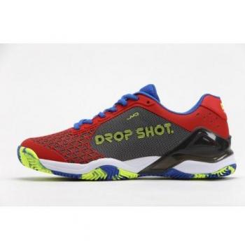 DROP SHOT Conqueror Tech Red Zapatillas, Hombre, Rojo, 44