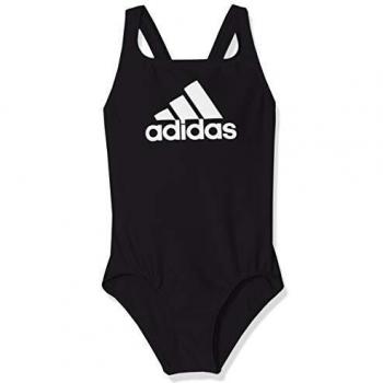 adidas YA BOS Suit Traje de Baño, Niñas, Black, 910Y