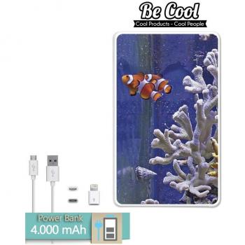Becool® - Batería Externa Power Bank 4000 mah + Gratis 1 cable USB-MicroUsb