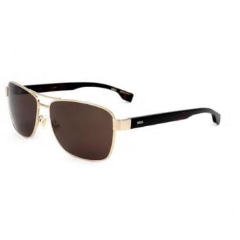 Hugo Boss 1559 Gold Rectangle Sunglasses - One Size