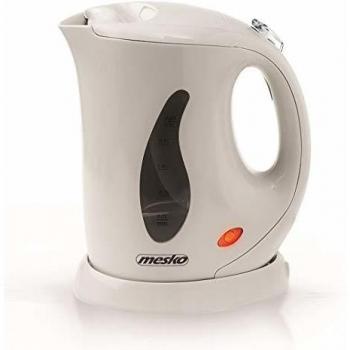 Mesko MS 1249 Hervidor, 760 W, 0.6 litros, 0 Decibeles, Plástico, Blanco