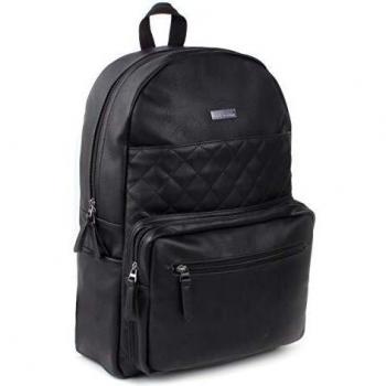 Mochila de Pañales Kidzroom Popular Negra con Diseño Acolchado y Funcionalidades Prácticas