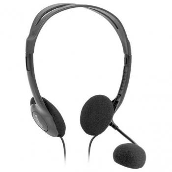 Auriculares con Micrófono Defender Aura HN-102, Cable 1.8m, Control de Volumen, Conector 2x 3.5 mm, Abiertos, Negro