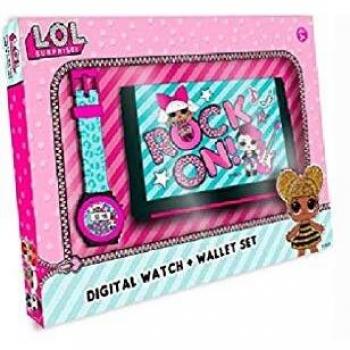 LOL SURPRISE Set Reloj Digital y Billetera en Caja