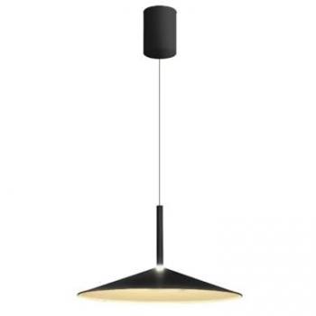 Lámpara colgante LED Calice negra Ø 47,5 cm regulable en altura 16W