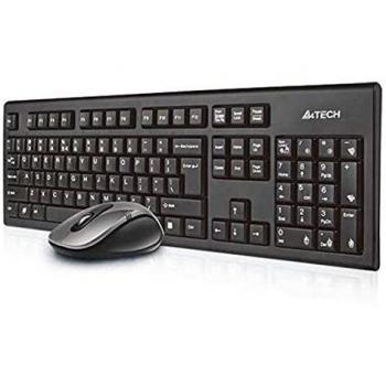 A4Tech 7100N Wireless Desktop Combo - Black