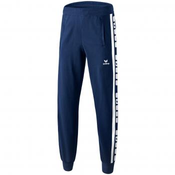 Erima Sweat 5-Cubes - Pantalones deportivos para hombre, color azul, talla 128 cm