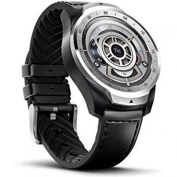 Ticwatch Pro 2020 Smartwatch, 1G RAM Memory, Sleep Tracking, Dual Display for Long Battery Life, Music, Heart Rate, GPS, NFC, Wear OS by Google, Silver