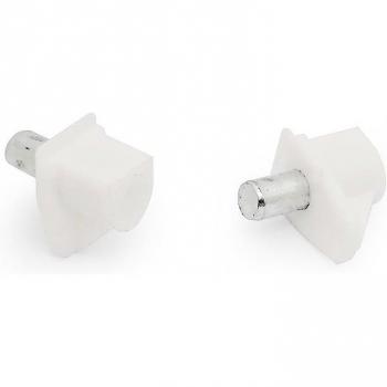 Soporte Estante Safeti, Plástico, Blanco d5mm, 100 unidades