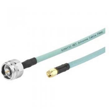 Cable coaxial flexible SIEMENS 6XV1875-5LH50, 5m, 50 Ω, conector A: Tipo N Macho, conector B: SMA