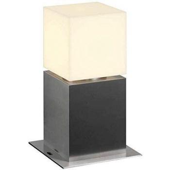 SLV Lámpara de pie LED Square Pole 30 | Lámpara de pie de diseño, elegante iluminación exterior regulable | Lámpara LED exterior para caminos, iluminación de jardín, interior de 12 W