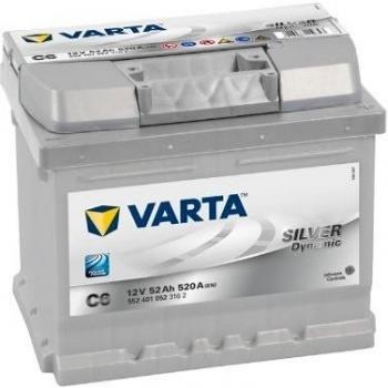 BATERÍA COCHE VARTA SILVER DYNAMIC 12V 52AH C6