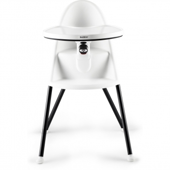 Trona de Bebé BabyBjörn 067021 en Plástico y Acero Esmaltado, Color Blanco