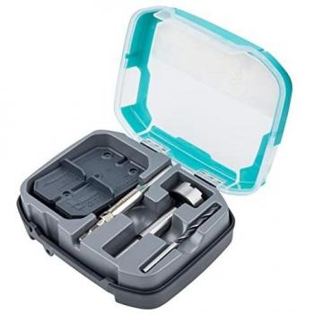 wolfcraft Set para instalación de bisagras de cazoleta, Ø 35 mm, 5 piezas I 4656000 I Para la instalación