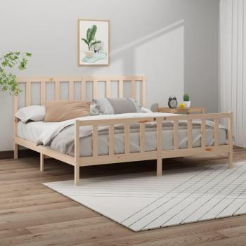 Cama de madera maciza Super King 180x200 cm