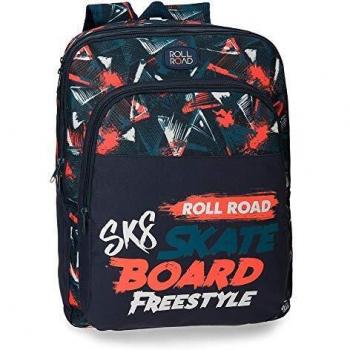 Roll Road, Mochila Escolar, 42 cm, 23.56 Litros, Multicolor