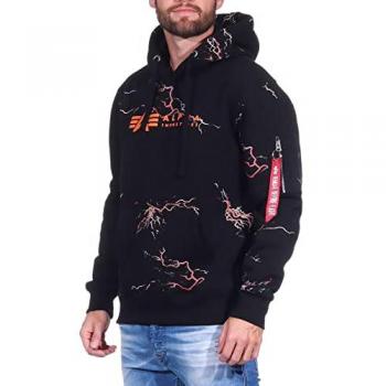 Alpha Industries Lightning AOP Men's Hoodie