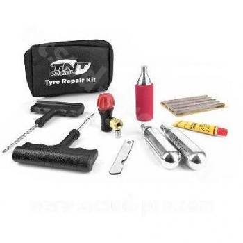 Kit de reparación tubeless con mechas y CO2
