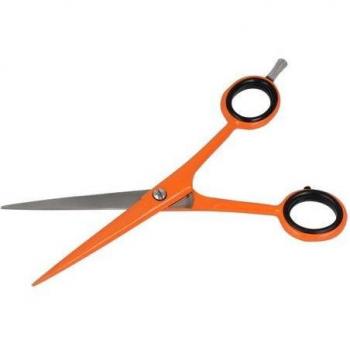 Tijera Profesional Zenish Neon Naranja 6 pulgadas