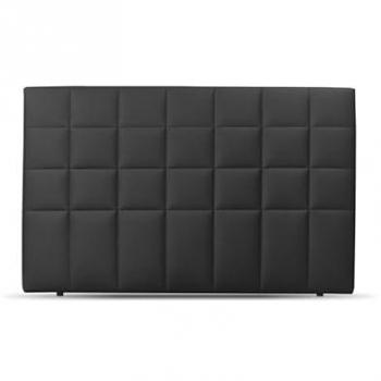 Cabecero de Cama Arlet en Polipiel Negro - Alto 92 cm (para camas de 135 o 150 cm)