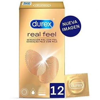 Durex Preservativos Sensitivos Real Feel Sin Látex - 12 condones