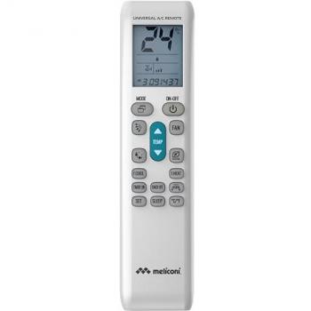 Telecomando Universal para Aire Acondicionado Meliconi 802103 AC50 Blanco - Compatible con 99% de Modelos, Programación Simple, Uso Interno