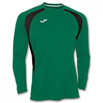 Joma 100015.451 - Camiseta de equipación de manga larga para mujer, color verde / negro, talla 4XS-3XS