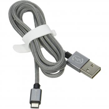 4smarts RapidCord FlipPlug Micro-USB cable de datos 1m gris