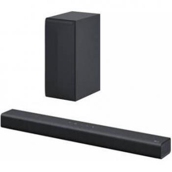 LG Soundbar 2.1 DS60Q con Subwoofer Inalámbrico y Potencia de 300W