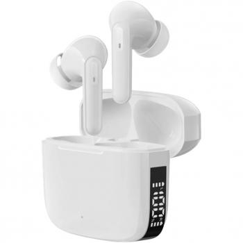 Denver TWE-61 Auriculares True Wireless Stereo (TWS) Dentro de oído Llamadas/Música/Deporte/Uso diario Bluetooth Blanco
