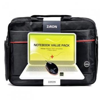 Ziron Akros - Maletín para portátil de 15.6 + ratón con USB
