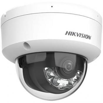 Cámara IP Hikvision 6MP DS-2CD2163G2-LIS2U (lente 2.8mm, AcuSense, IR 30m, WL 30m, 2 micrófonos, alarma