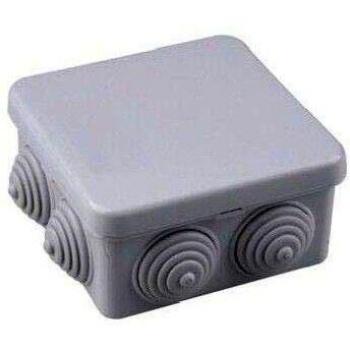 Caja de empalme estanca 80 x 80 x 40 mm.